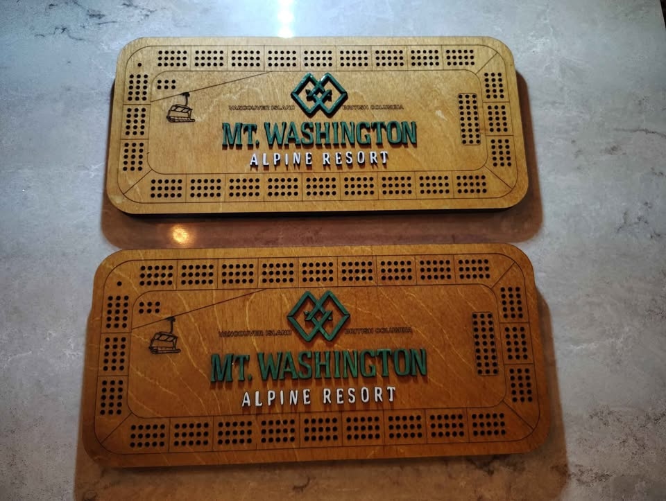 Laser Cut Mount Washington Cribbage Board (Limited Edition) - photo 2