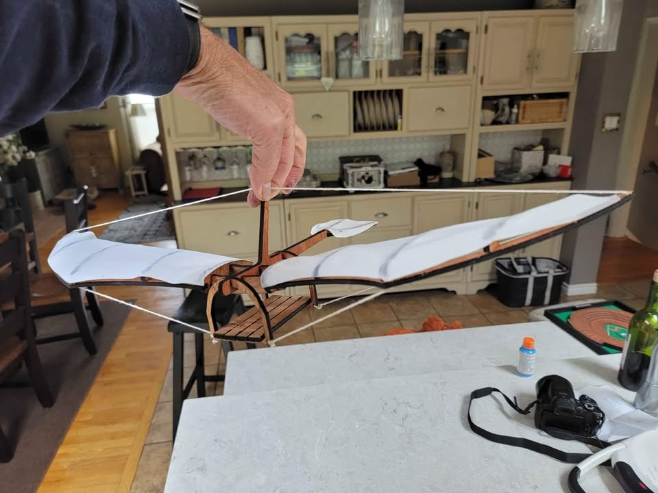 Leonardo Da Vinci Inspired Flying Machine Model (Laser Cut) - photo 3