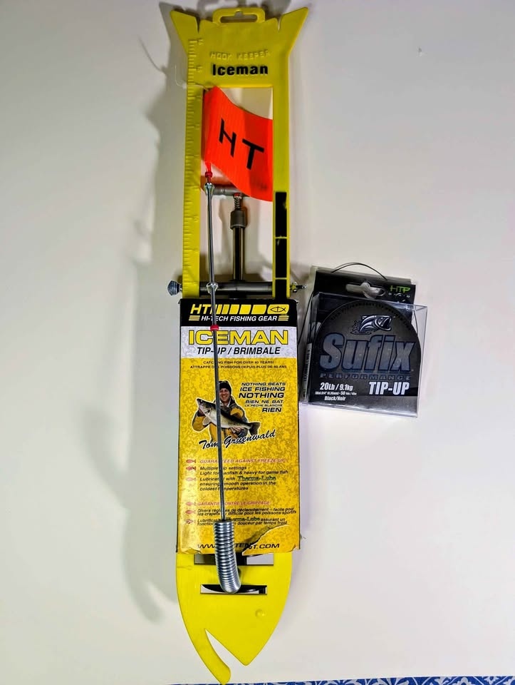 Brand new Ice Man tip up with 20lb line