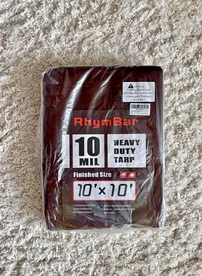 10 x 10 Brown Heavy Duty Tarp