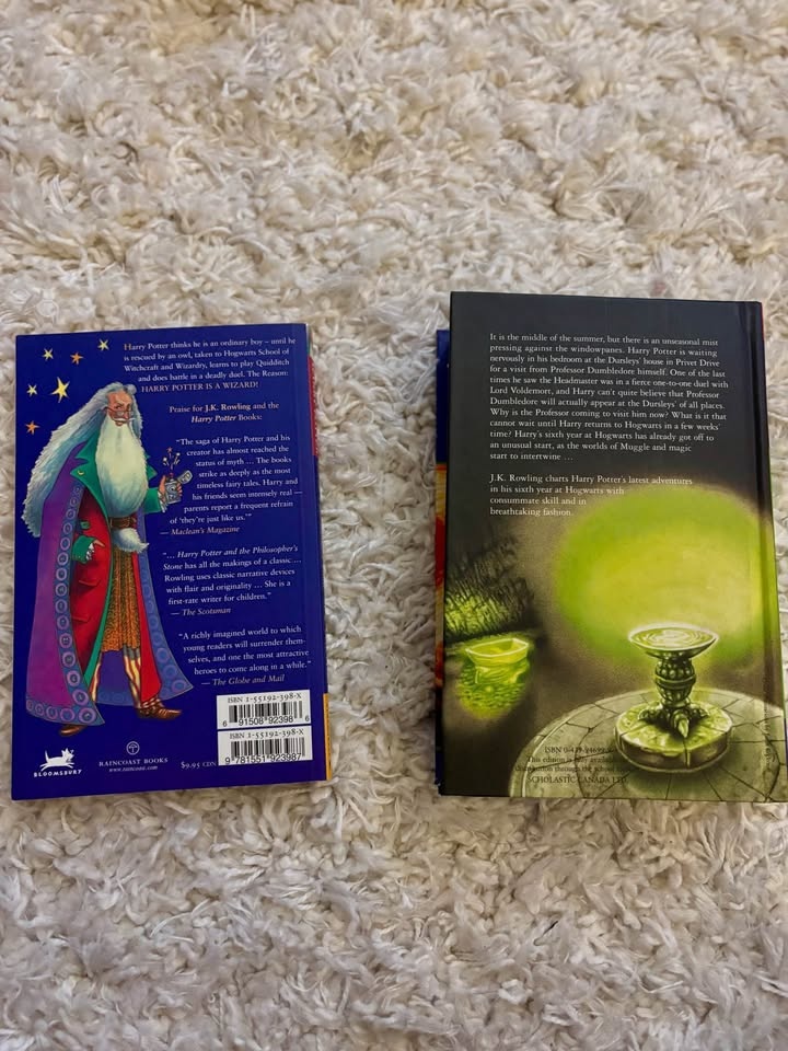 Harry Potter Books - Philosophers Stone & Half Blood Prince - photo 5