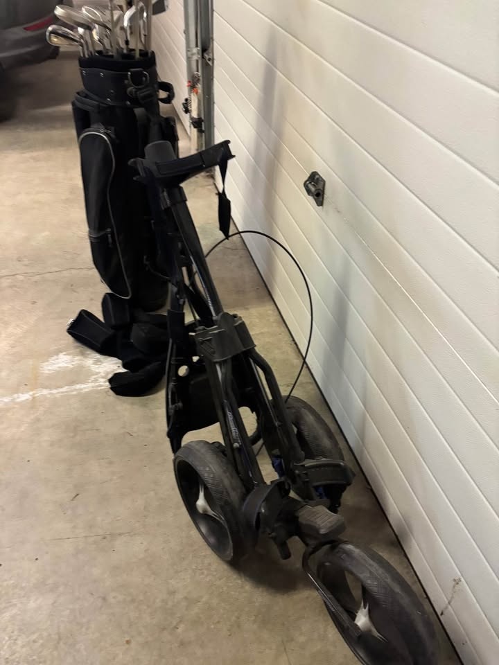 3 wheel push golf cart - photo 4