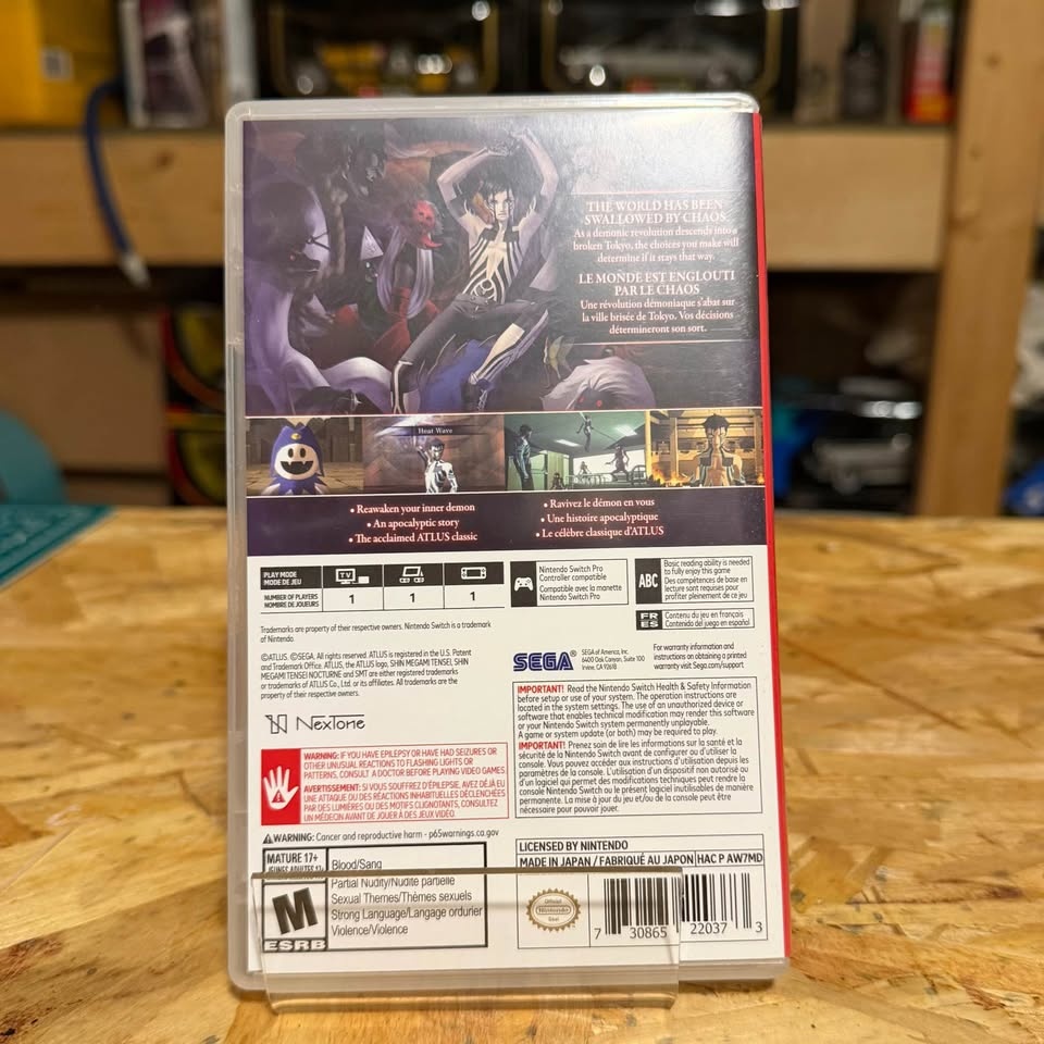 Shin Megami Tensei 3 HD Remake Nintendo Switch - photo 2