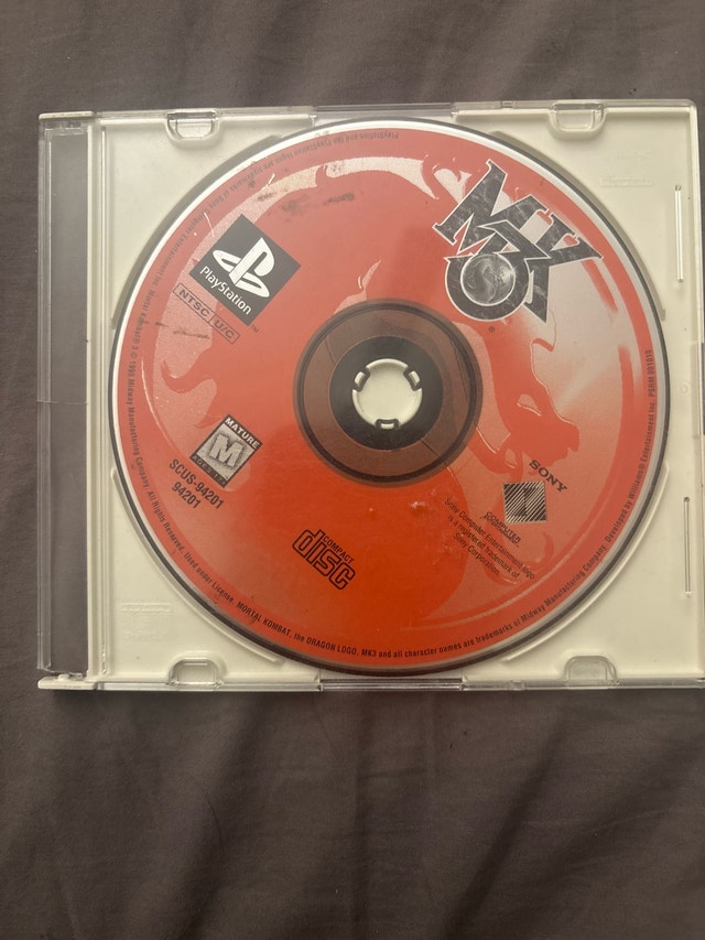 Mortal Kombat 3 PS1 Loose