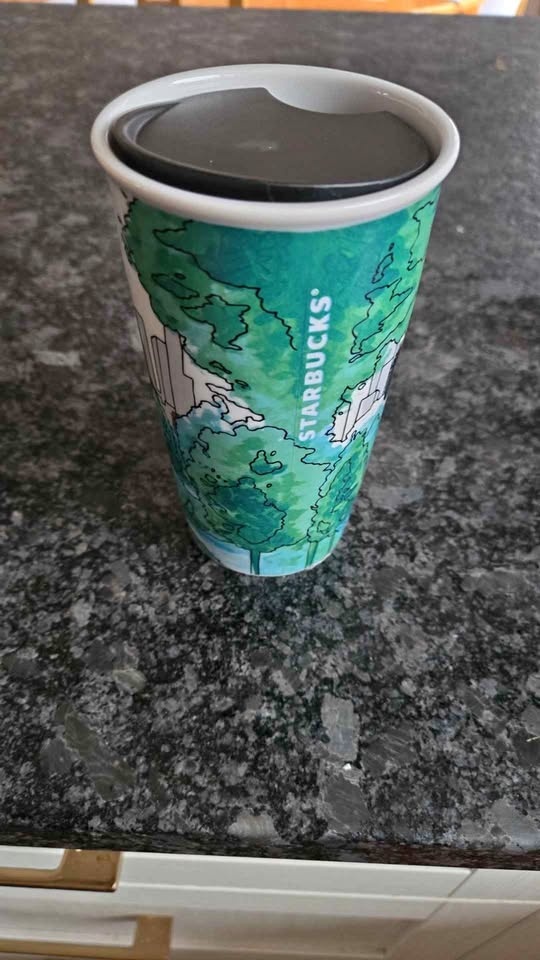 Starbucks NYC Ceramic Travel Mug