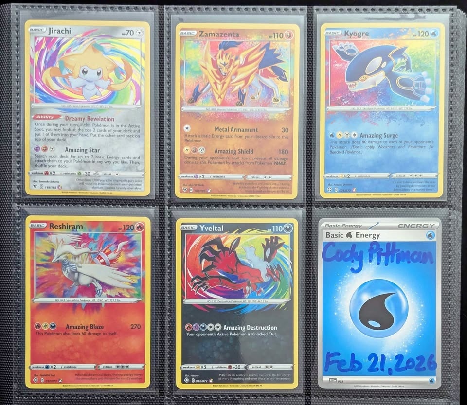 Pokemon Amazing Rare Card Lot