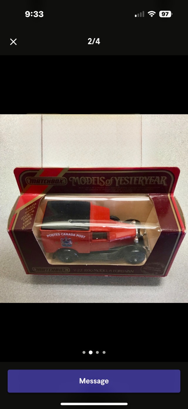 Matchbox Y-22 1930 Model A Ford Van - Postes Canada