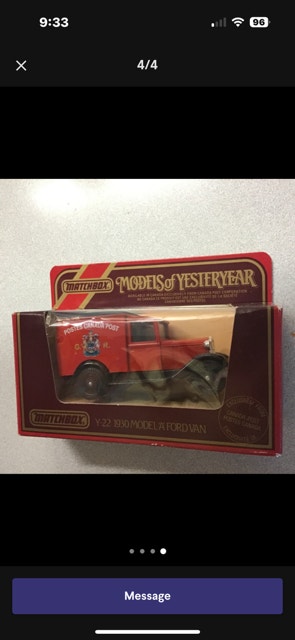 Matchbox Y-22 1930 Model A Ford Van - Postes Canada - photo 4