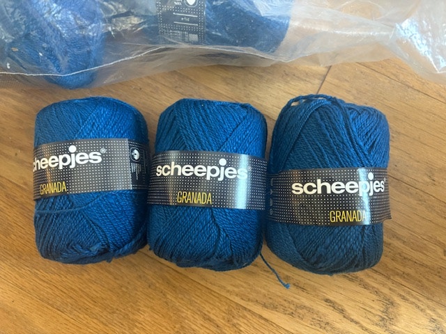 Scheepjes Granada, Blue, 100% Cotton