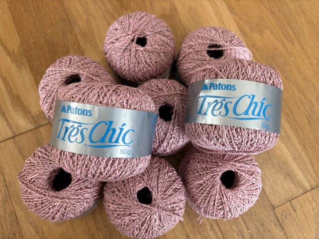 Patons Tres Chic Yarn - 9 Balls Pink - photo 2
