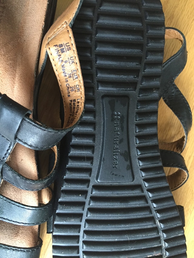 Ladies Naturalizer Leather Sandals, Size 8M, Good Condition - photo 3