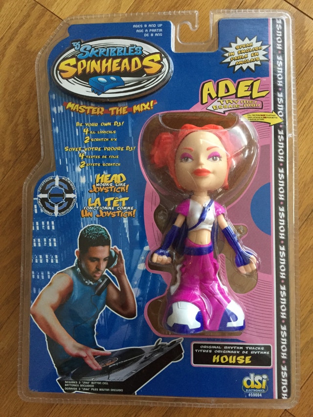 Dj Skribbke’s Spinheads, Adel, Head works like joystick, New
