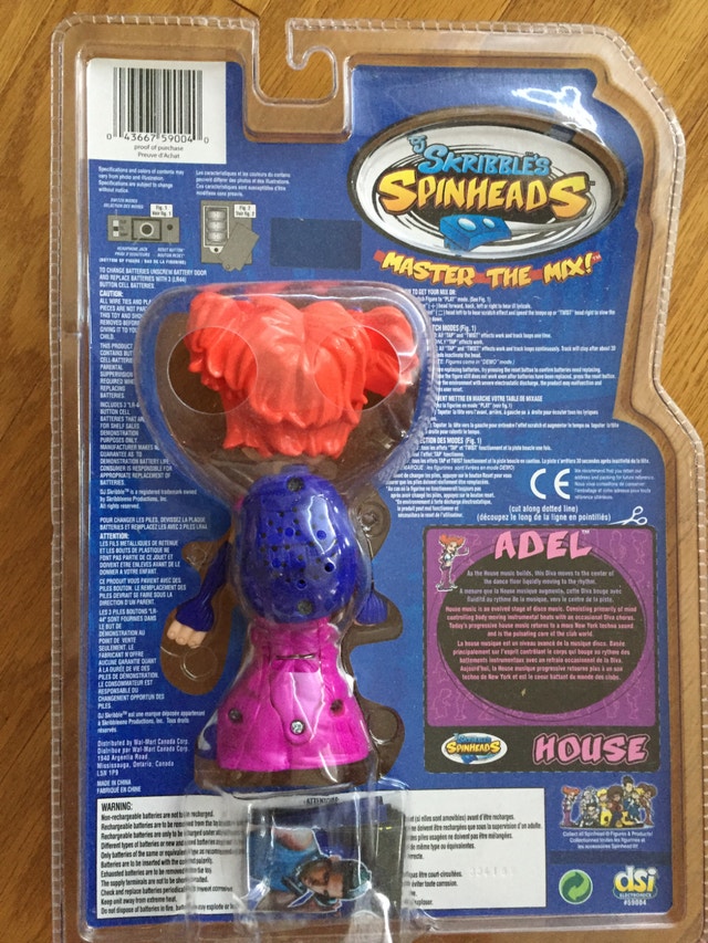 Dj Skribbke’s Spinheads, Adel, Head works like joystick, New - photo 2