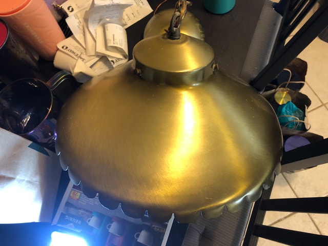 Brass Hanging Ceiling Light for Home/Office - photo 2