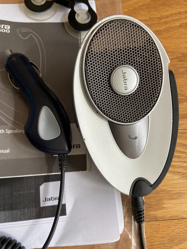 Jabra Bluetooth Speakerphone Car Kit w/ Manual - photo 2