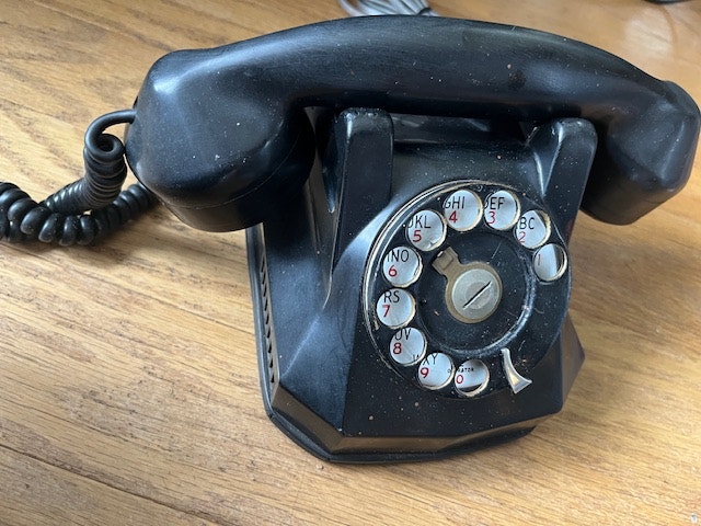 Vintage Antique 1920s Rotary Telephone