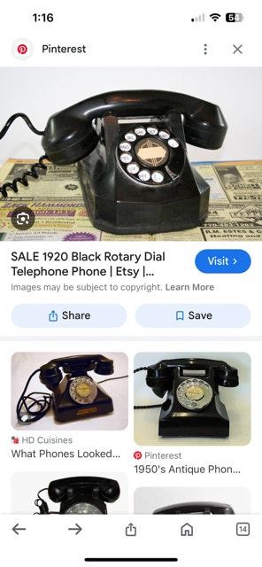 Vintage Antique 1920s Rotary Telephone - photo 3