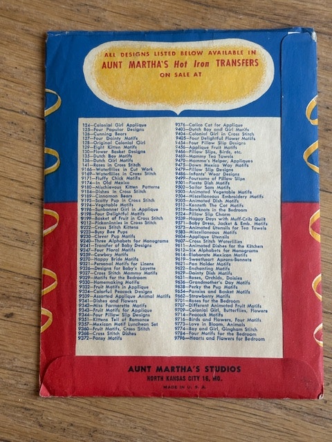 Vintage 1940 Iron On Patterns - McCall's & Aunt Martha's - photo 3