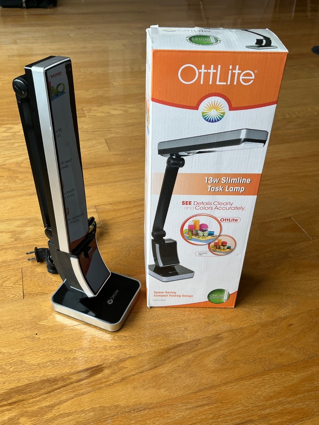 Ottlite 19.75 Inch Black 13w Task Lamp