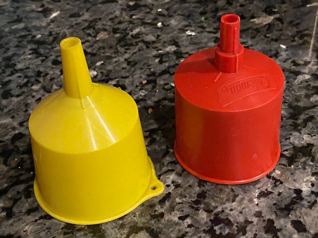 Coleman white gas/ Naphtha funnel