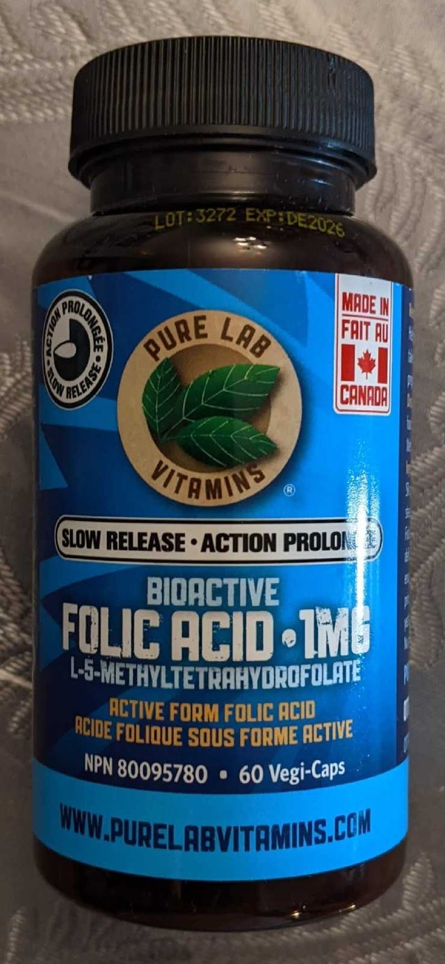 Folic acid 1mg (59 capsules)