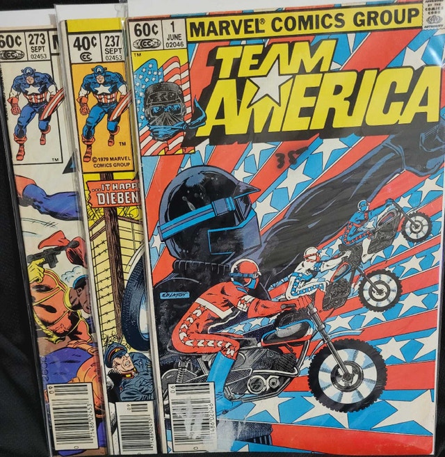 1982 Marvel Comics Lot: Captain America #237 & 273, Team America - photo 4