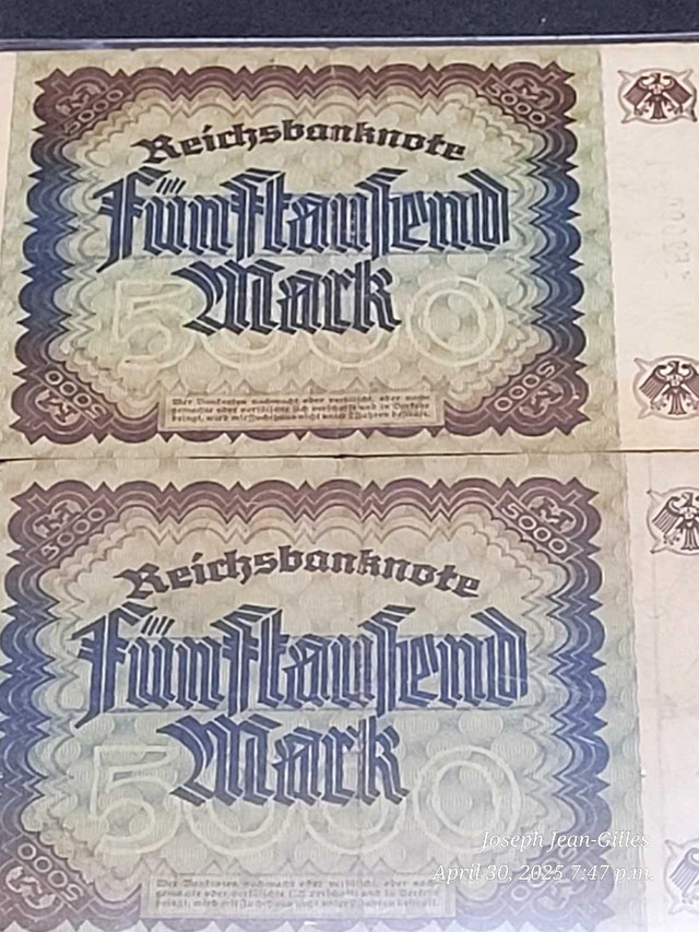 Pre War German Banknotes - photo 2