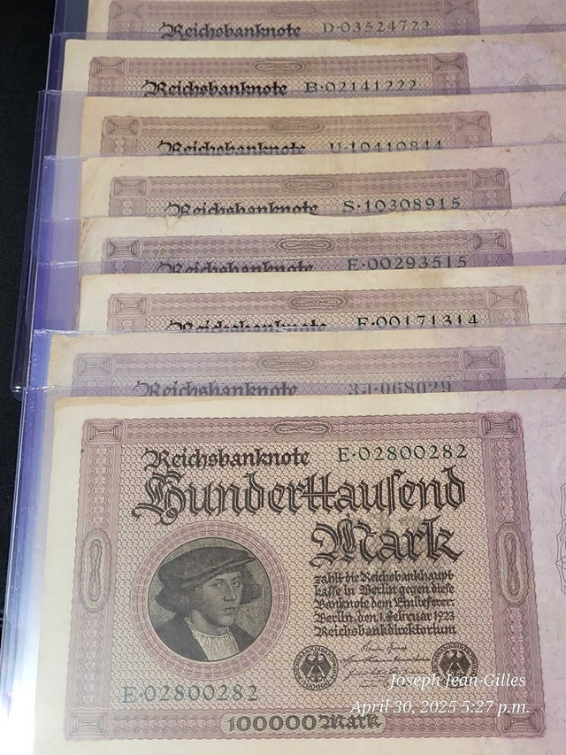 Pre War German Banknotes Lot