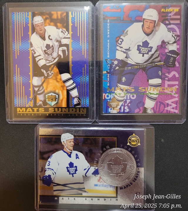 Hockey Cards Lot // Mats Sundin - photo 5