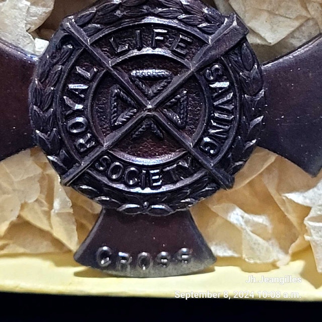 Vintage Bronze Cross Royal Life Saving Society