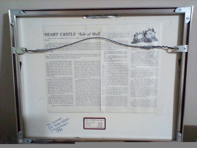 Framed Print Duart Castle Scotland #2 - photo 5