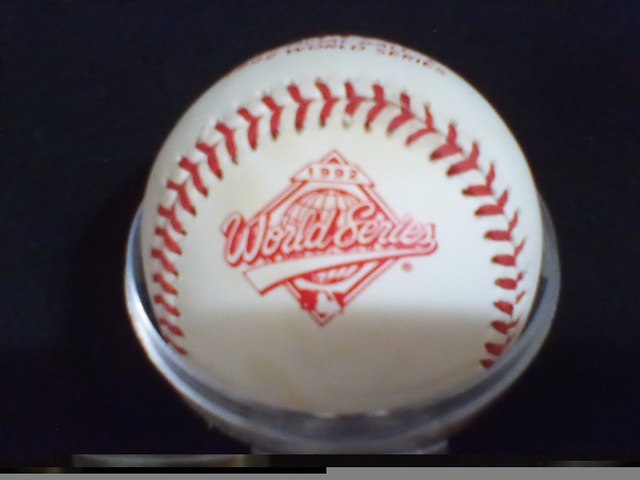 1992 Dave Winfield Autographed World Series Official Ball - photo 3