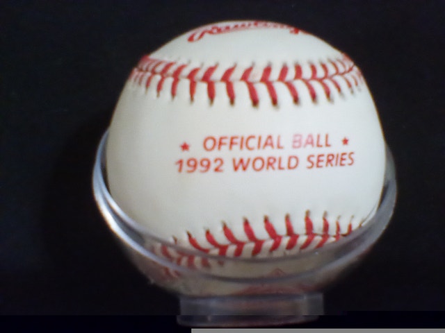 1992 Dave Winfield Autographed World Series Official Ball - photo 4