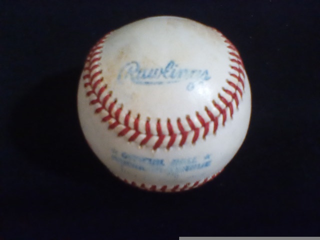 Vintage Official Rawlings American League Used Baseball - photo 3