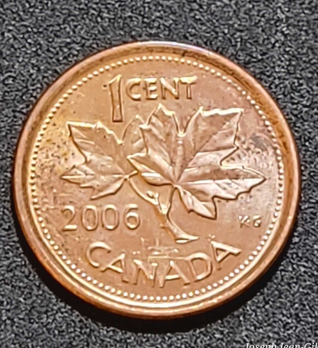 Very Rare 2006 Canadian Penny ( New Price ) - photo 5