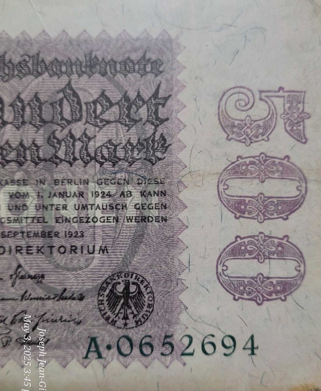 Pre War German Banknotes - photo 2
