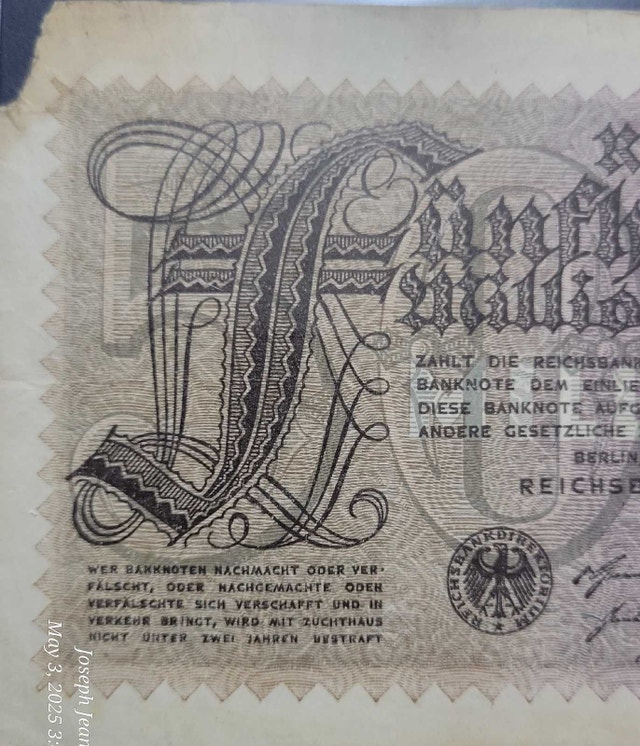 Pre War German Banknotes - photo 4