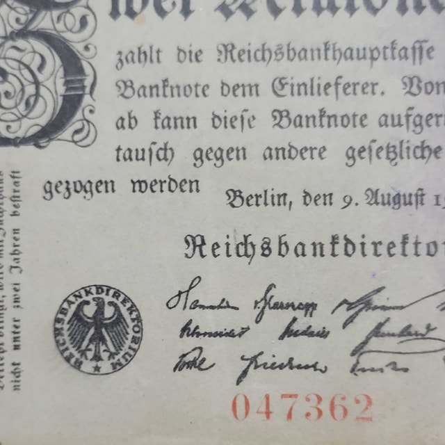 Pre War German Banknotes - photo 3