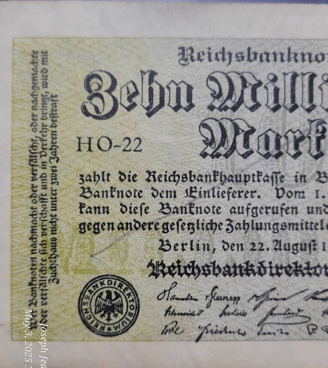 Pre War German Banknotes - photo 2