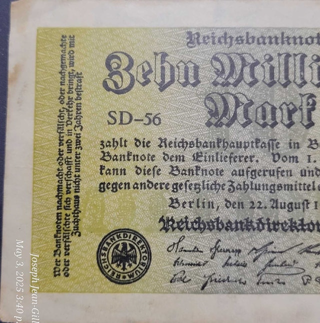 Pre War German Banknotes - photo 3