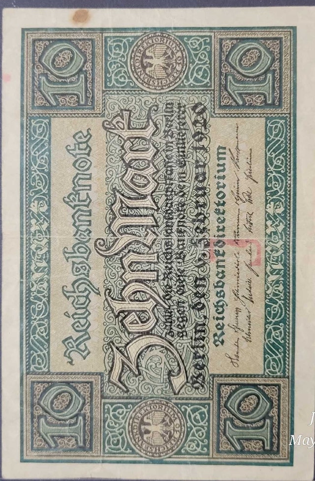Pre War Banknotes from Germany - photo 5