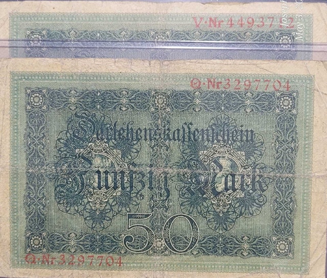 Pre War Banknotes from Germany - photo 5