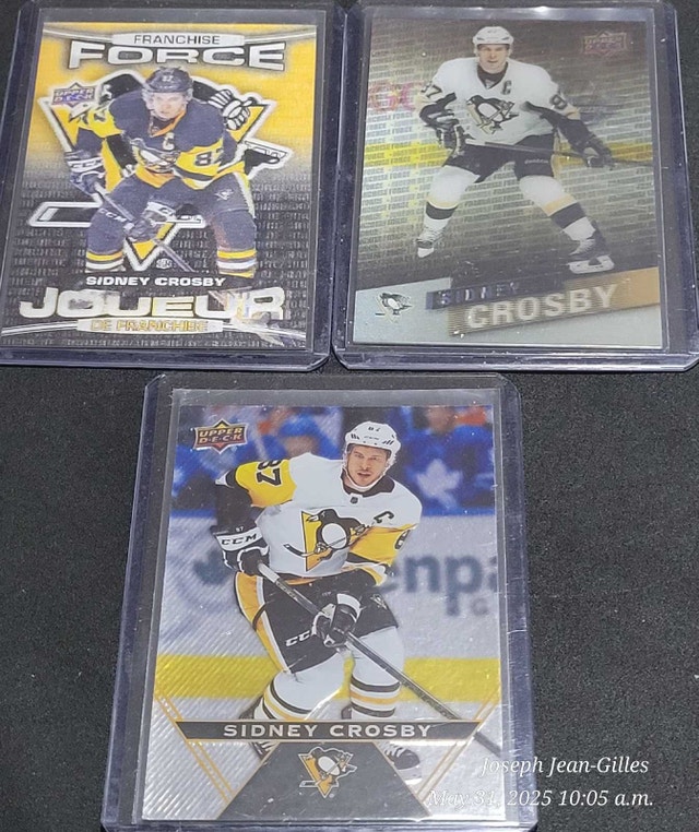 Sidney Crosby Hockey Cards Lot