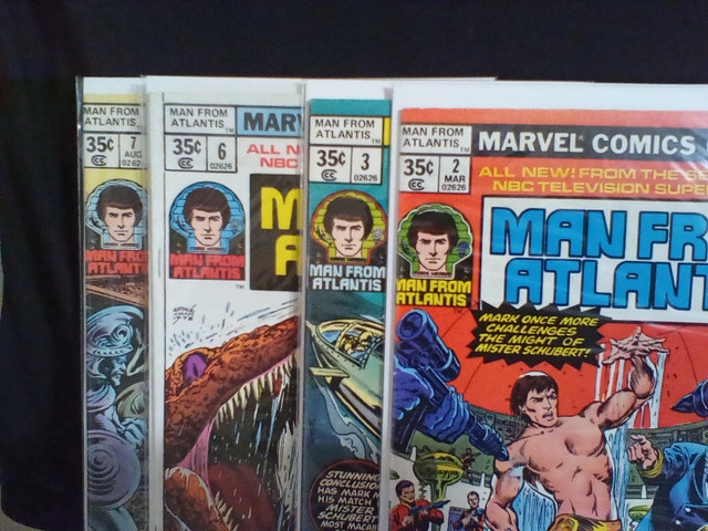 MAN FROM ATLANTIS Comic Book Lot