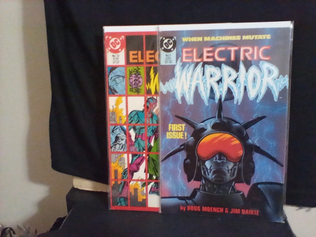 ELECTRIC WARRIOR Comic Book Lot