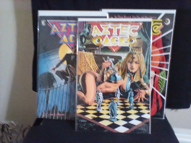 ECLIPSE COMICS AZTEC ACE Books Lot