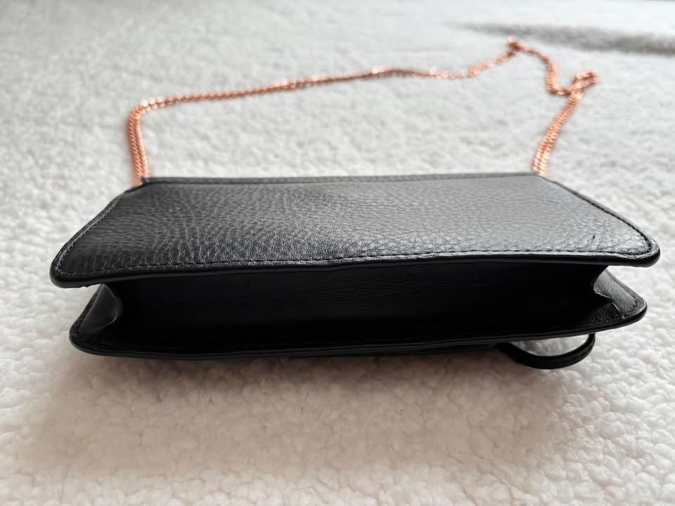 Mackage Black Leather Crossbody Wallet/Bag - photo 5