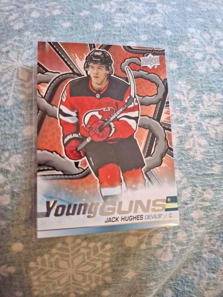 Jack Hughes Young Guns Renewed Upper Deck Hockey Card