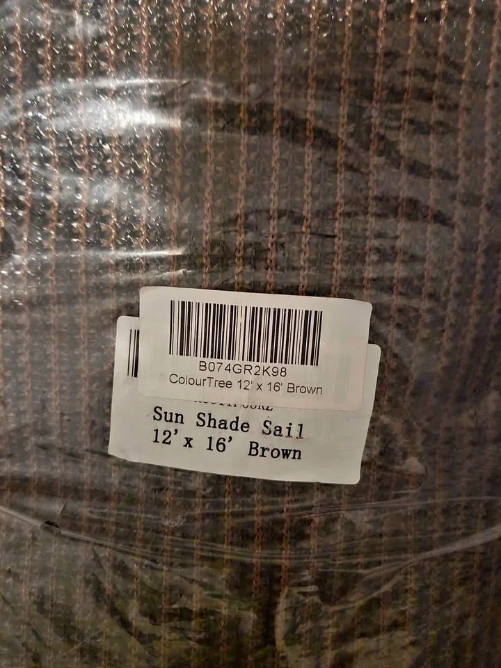 12' x 16' brown sun shade thumbnail