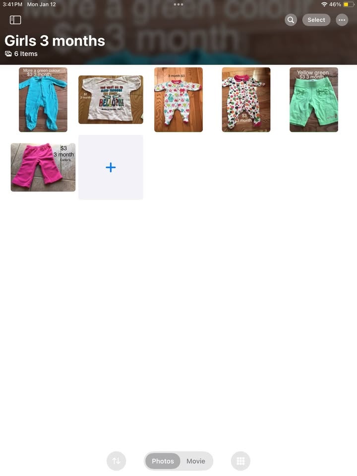 Girls 0-3 months to 12-18 months clothes. Prices on each picture - photo 2
